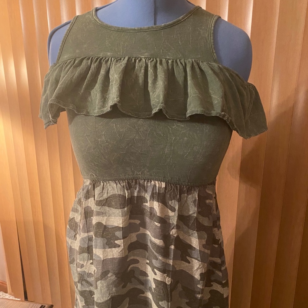 Justice. Dress. Size 14/16 kids. Camouflage.